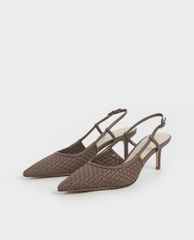 CHARLES & KEITH - Giày cao gót mũi nhọn quai mảnh hiện đại