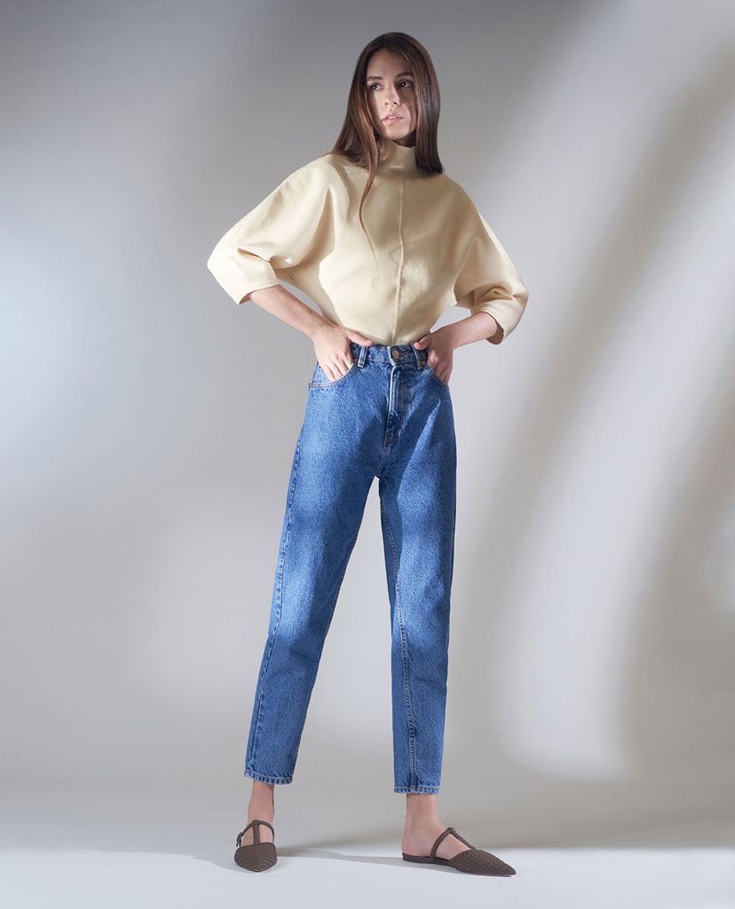 CHARLES & KEITH - Giày đế bệt nữ mũi nhọn Woven T Bar