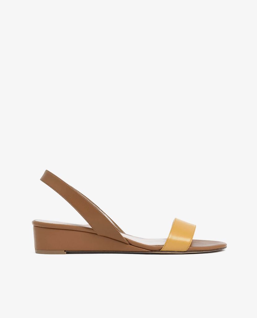 CHARLES & KEITH - Giày đế xuồng Two Tone Low Slingback