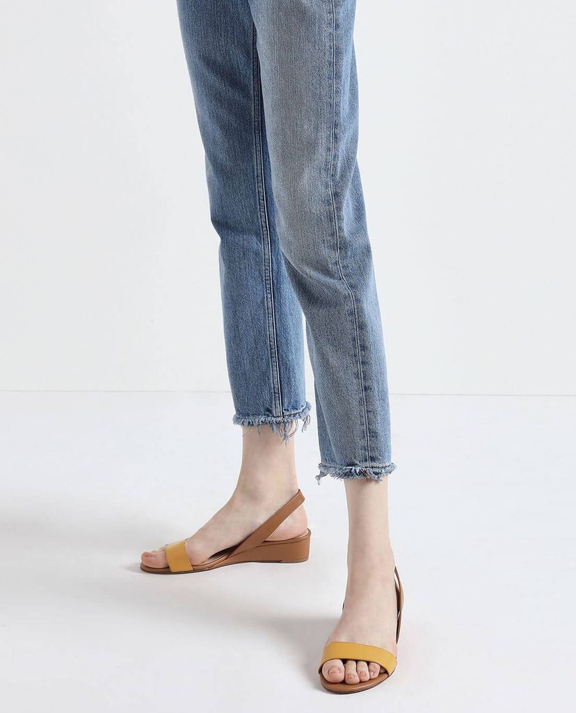 CHARLES & KEITH - Giày đế xuồng Two Tone Low Slingback