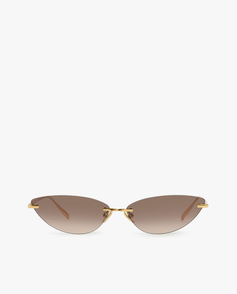 CHARLES & KEITH - Kính mát gọng mắt mèo Rimless
