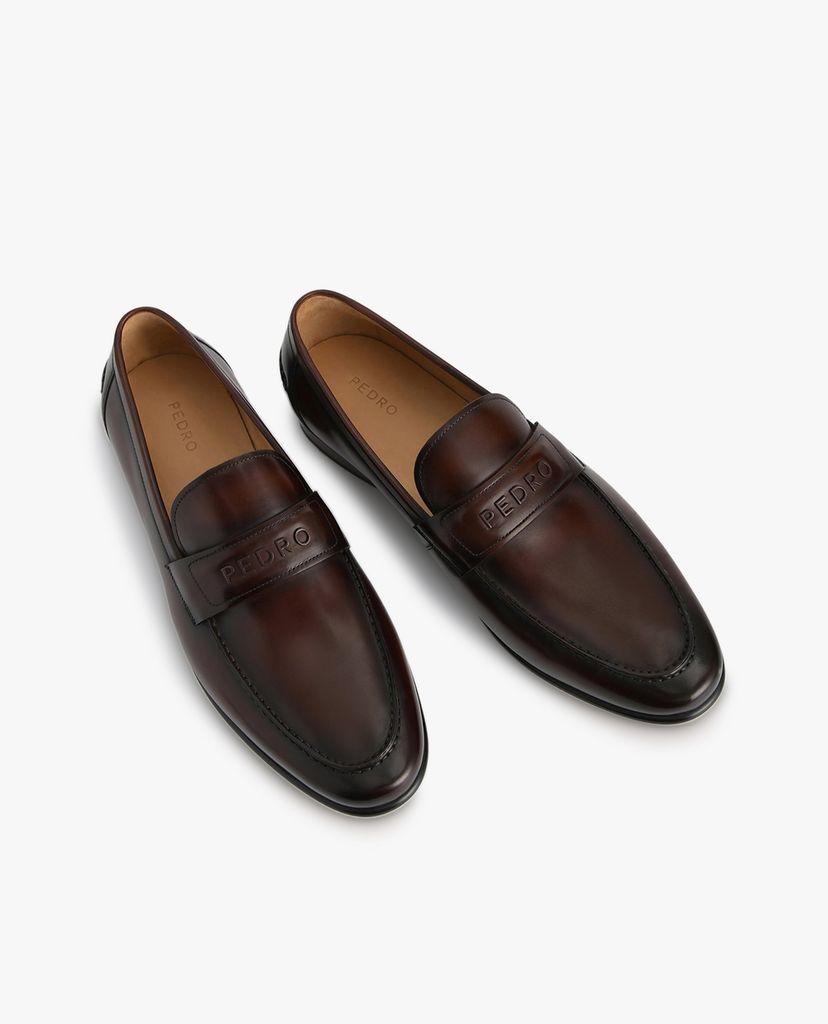 PEDRO - Giày tây nam mũi nhọn Burnished Leather
