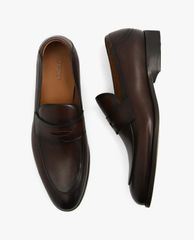PEDRO - Giày tây nam mũi nhọn Leather Penny