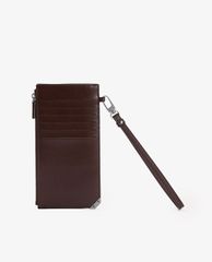 PEDRO - Ví nam cầm tay dáng dài phối ngăn đựng name card Textured Leather