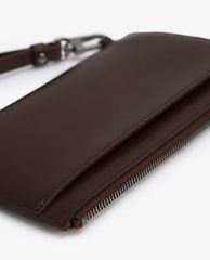 PEDRO - Ví nam cầm tay dáng dài phối ngăn đựng name card Textured Leather