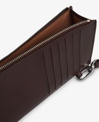 PEDRO - Ví nam cầm tay dáng dài phối ngăn đựng name card Textured Leather