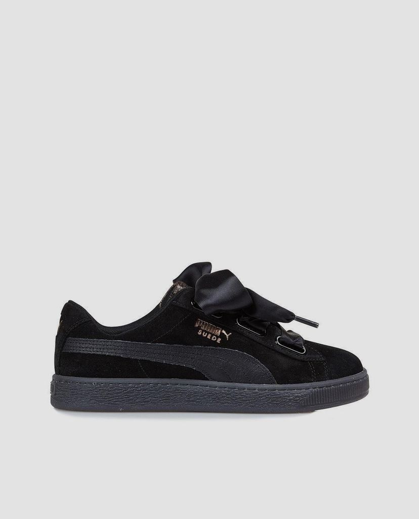 PUMA - Giày sneaker nữ da lộn Suede Heart Arctica