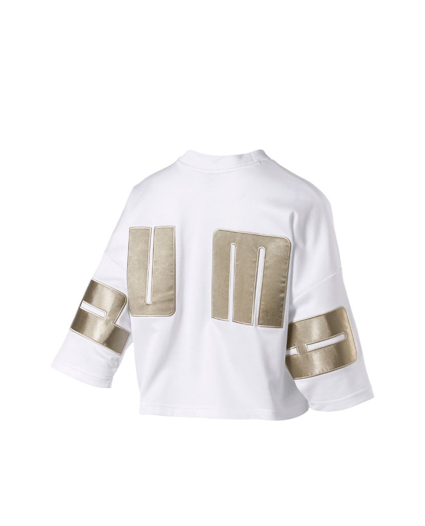 PUMA - Áo croptop nữ tay ngắn Retro