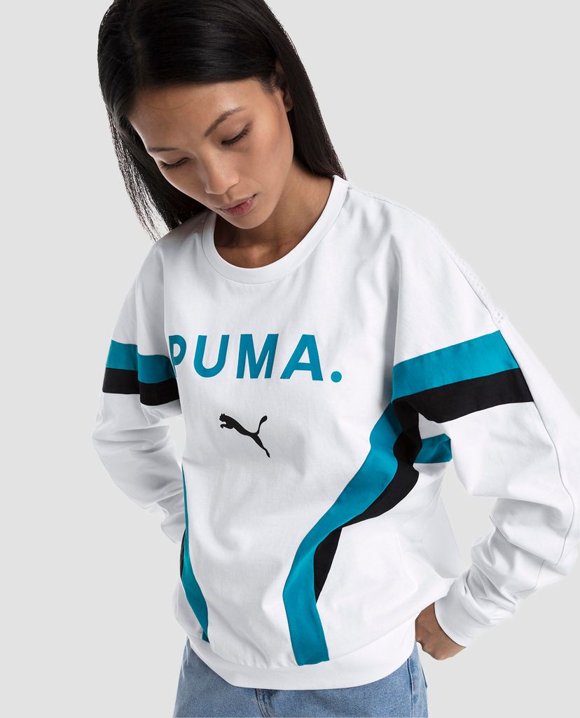 PUMA - Áo thun nữ tay dài Chase