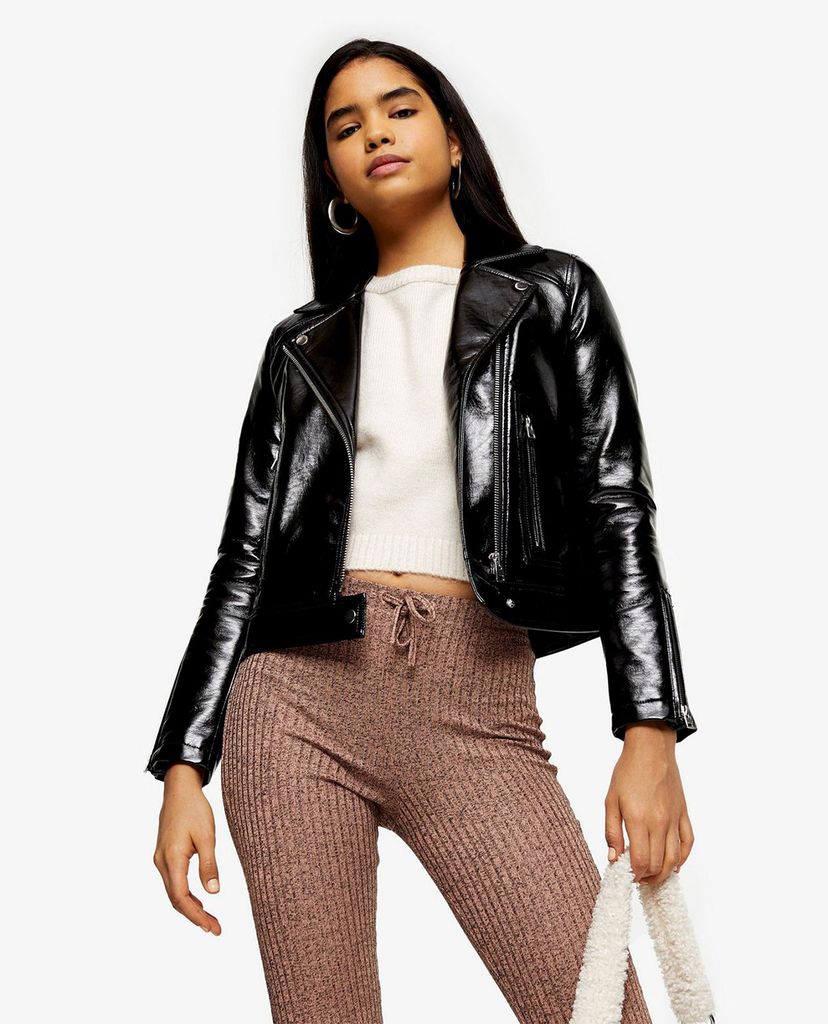 TOPSHOP - Quần kiểu nữ ống loe Pink Marl Flare