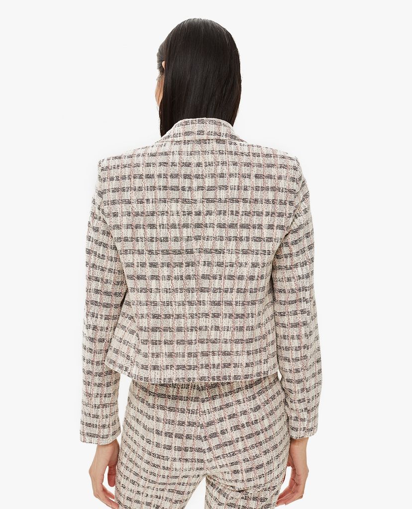 TOPSHOP - Áo blazer nữ tay dài phom croptop Jersey