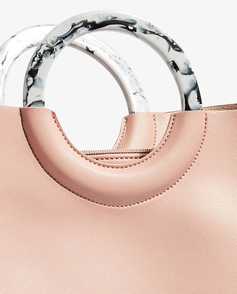 TOPSHOP - Túi xách tay nữ phom vuông Milan Marbled