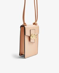 TOPSHOP - Túi đeo chéo nữ chữ nhật North/South Pink Sun Moon