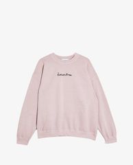 TOPMAN - Áo sweatshirt nam cổ tròn tay dài Pink Buenos Aires