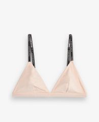 TOPSHOP - Áo bra nữ hai dây Pink Branded Jersey Triangle