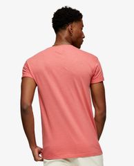 TOPMAN - Áo thun nam ngắn tay Pink Slub Roller