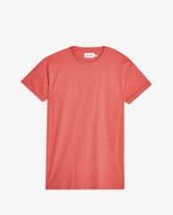 TOPMAN - Áo thun nam ngắn tay Pink Slub Roller