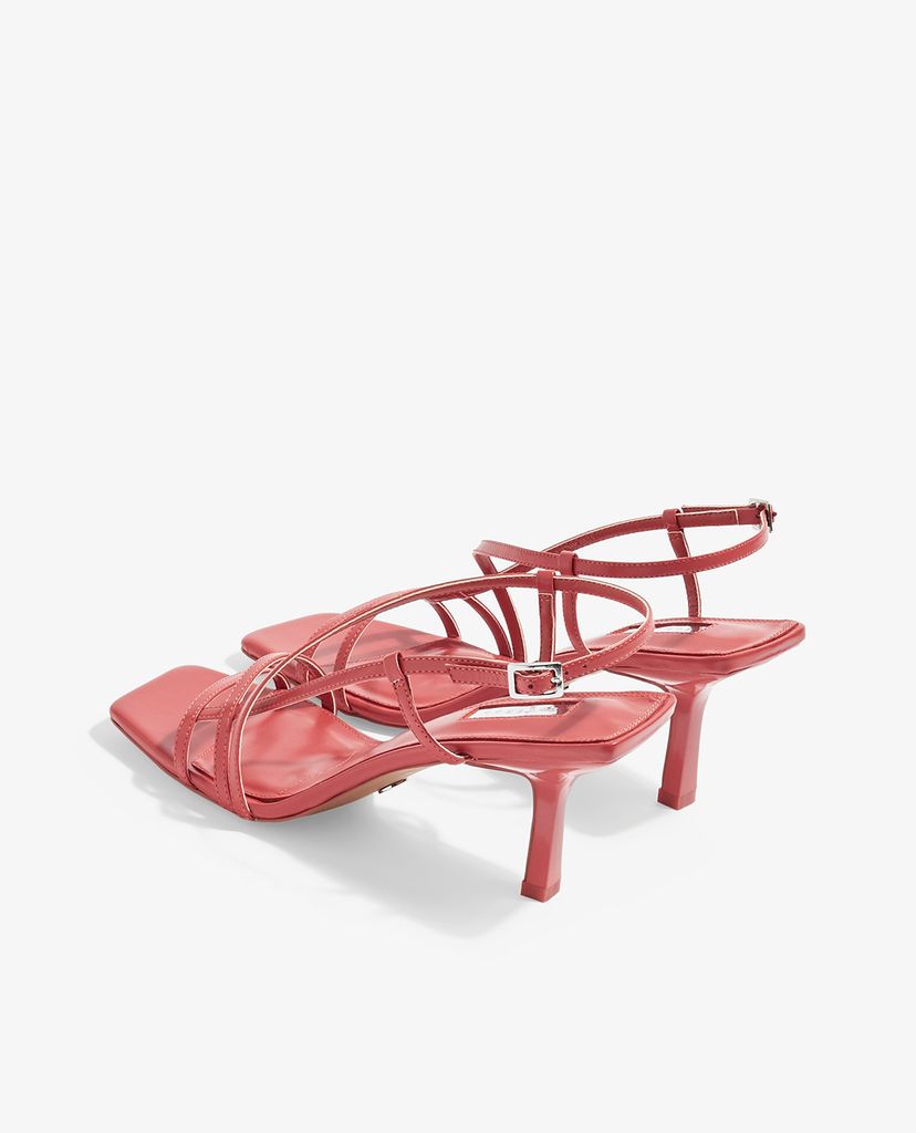 TOPSHOP - Giày cao gót hở mũi dây mảnh STRIPPY Coral