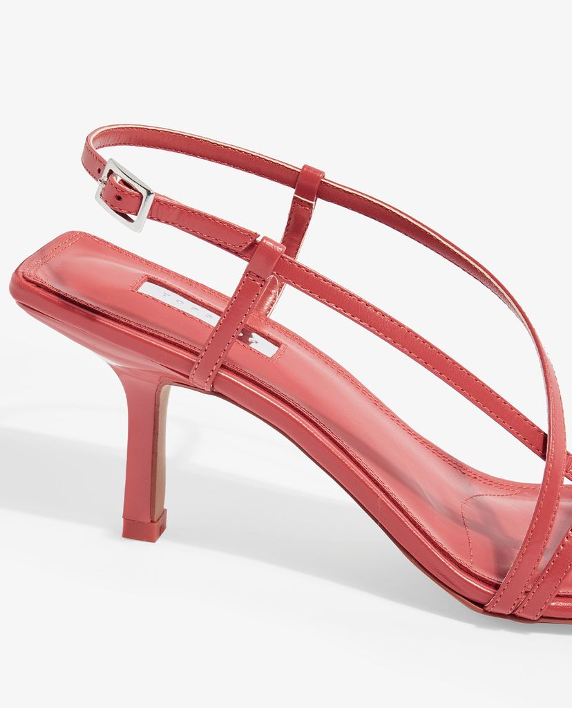 TOPSHOP - Giày cao gót hở mũi dây mảnh STRIPPY Coral