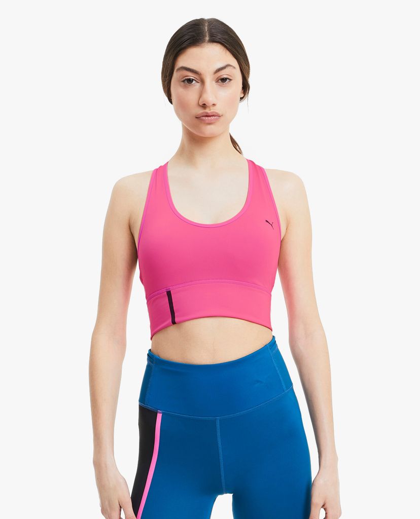 PUMA - Áo bra nữ Training Mid Impact Long Line