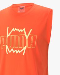 PUMA - Áo thun thể thao nam sát nách Triple Double Basketball