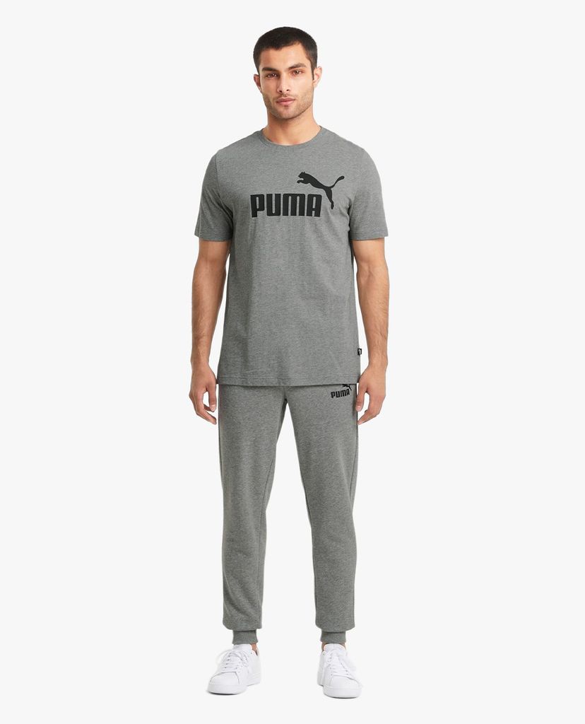 PUMA - Áo thun thể thao nam ngắn tay Essentials Logo Train