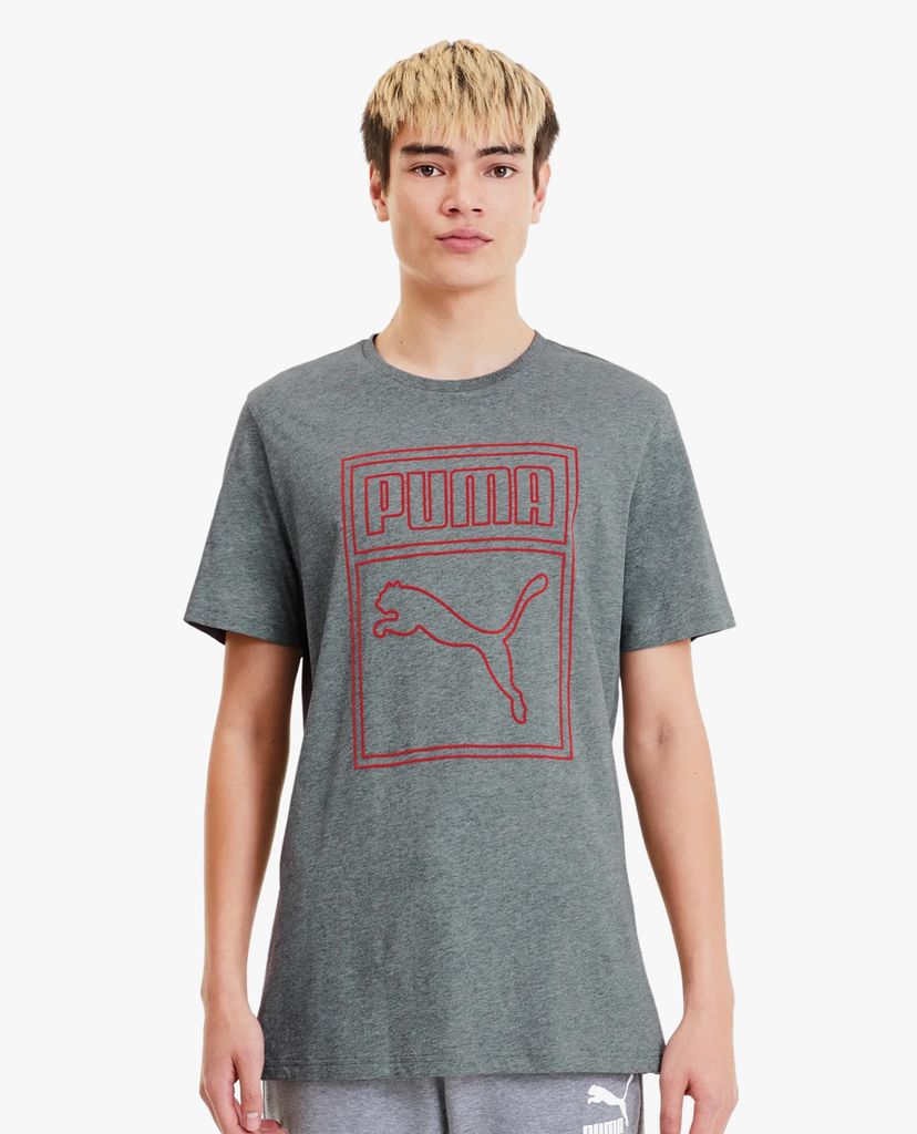 PUMA - Áo thun thể thao Graphic Box Logo