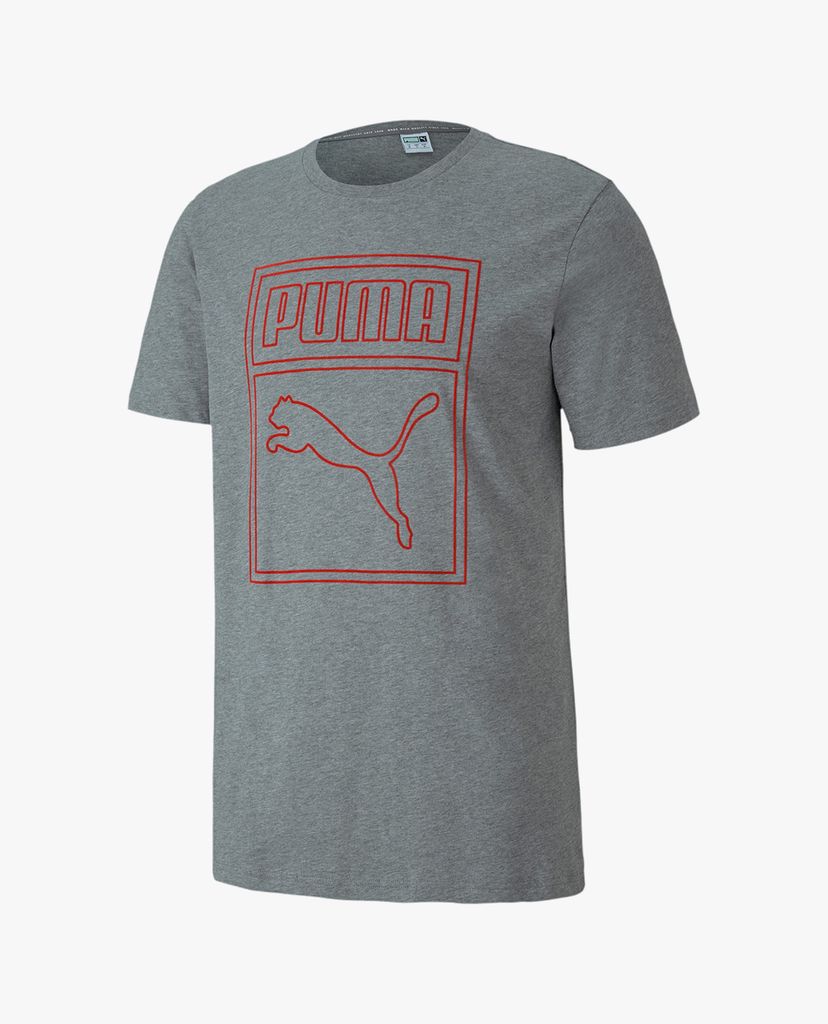 PUMA - Áo thun thể thao Graphic Box Logo