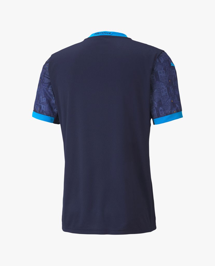 PUMA - Áo thun thể thao nam Olympique de Marseille Away Replica Teamsport