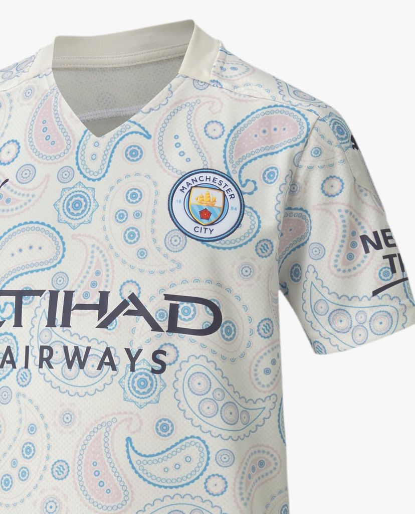 PUMA - Áo thun thể thao trẻ em Manchester City FC Teamsport