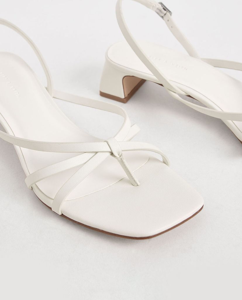 CHARLES & KEITH - Giày cao gót quai mảnh Strappy