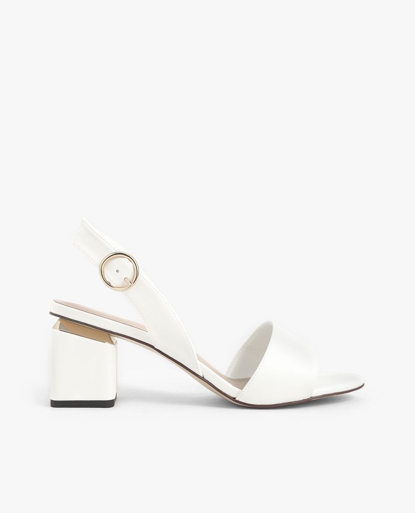 CHARLES & KEITH - Giày cao gót đế vuông Slingback Block
