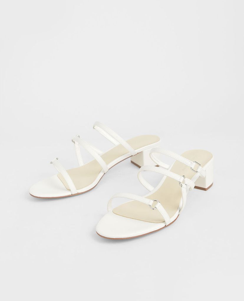 CHARLES & KEITH - Giày cao gót quai ngang mảnh Tri Strap
