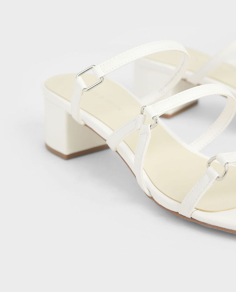 CHARLES & KEITH - Giày cao gót quai ngang mảnh Tri Strap