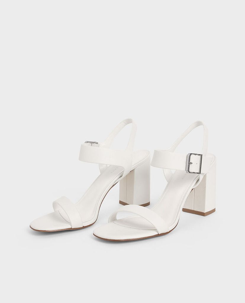 CHARLES & KEITH - Giày cao gót quai ngang Block Heel