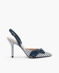 CHARLES & KEITH - Giày cao gót mũi nhọn Bow Detail Slingback
