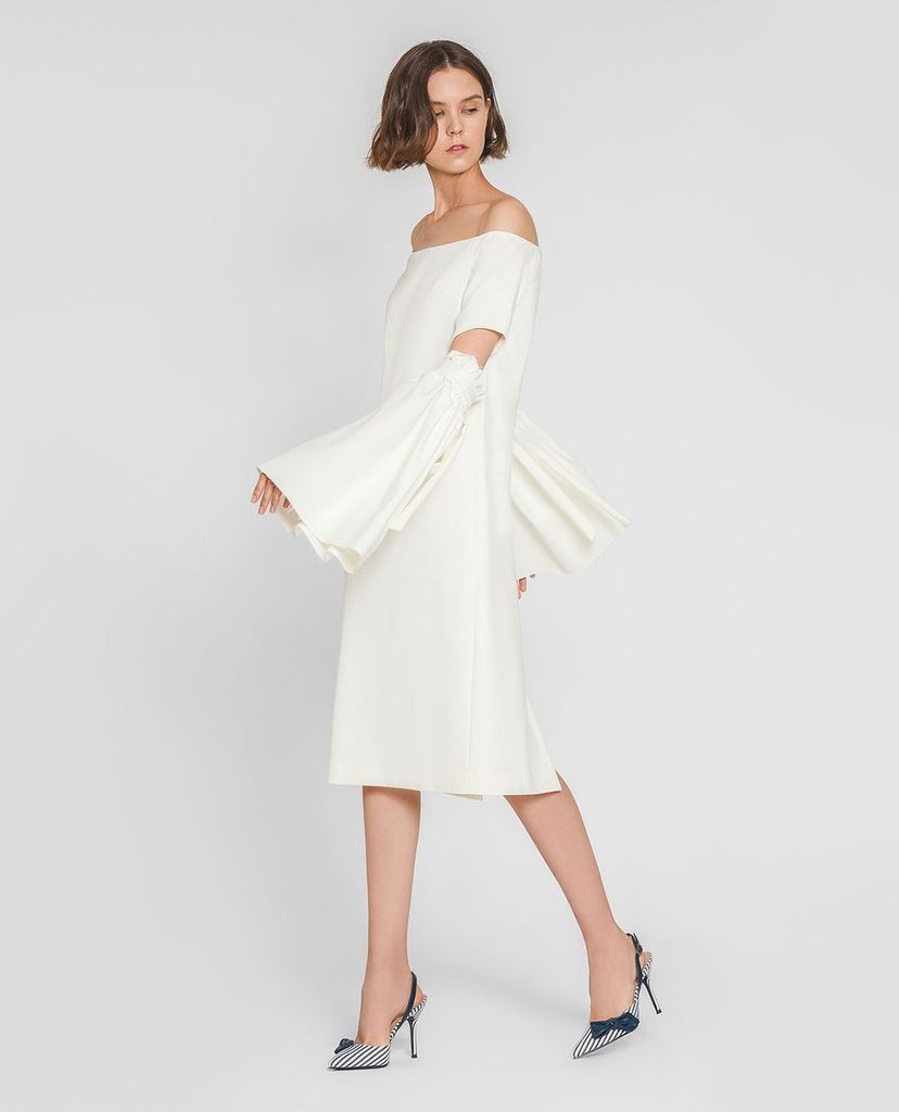 CHARLES & KEITH - Giày cao gót mũi nhọn Bow Detail Slingback