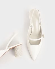 CHARLES & KEITH - Giày cao gót mũi nhọn Pointed Toe