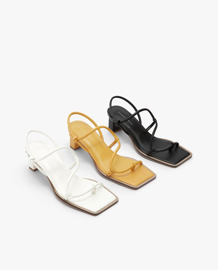 CHARLES & KEITH - Giày cao gót dây mảnh hiện đại
