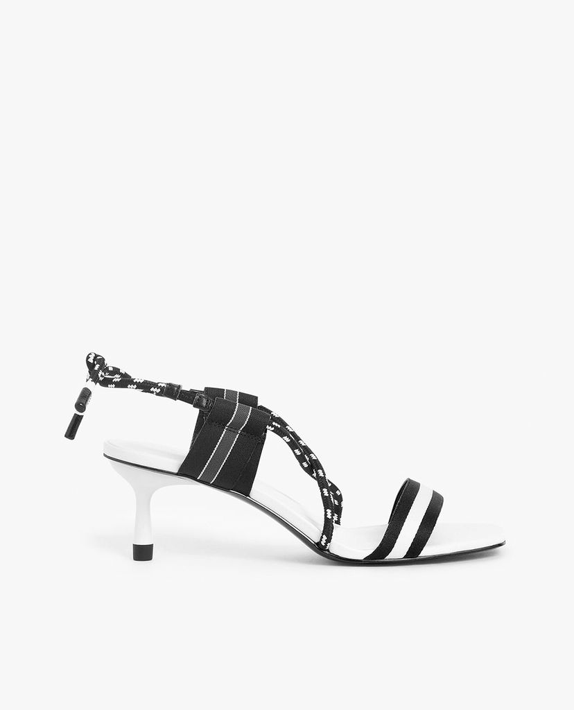 CHARLES & KEITH - Giày cao gót quai ngang Grosgrain & Rope Strappy