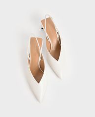 CHARLES & KEITH - Giày cao gót mũi nhọn Textured Blade