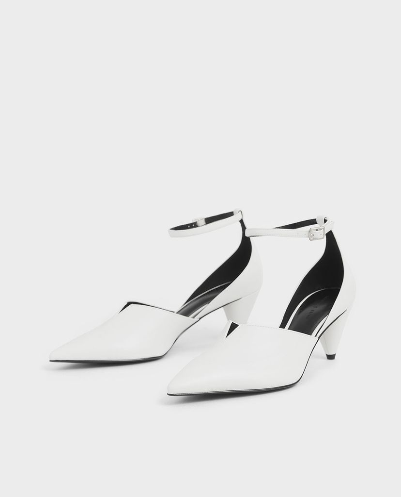 CHARLES & KEITH - Giày cao gót mũi nhọn D Orsay Cone