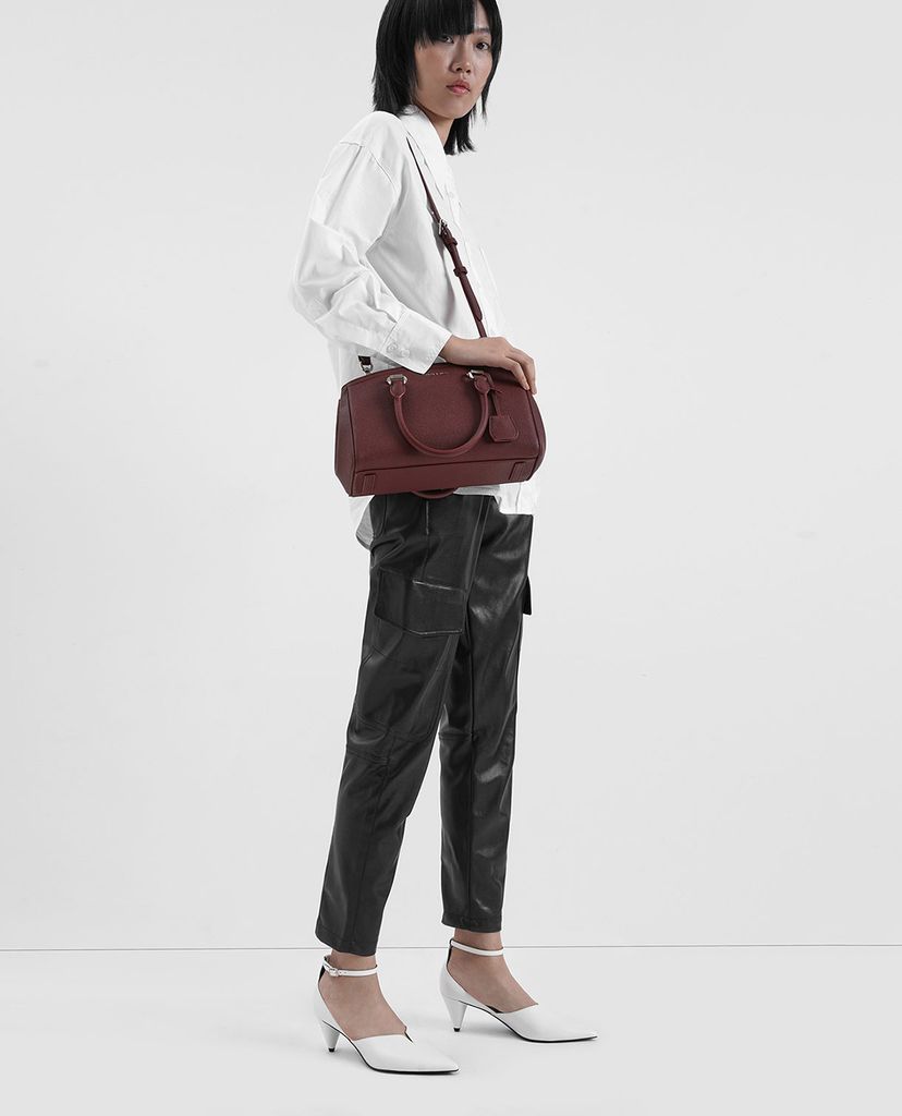 CHARLES & KEITH - Giày cao gót mũi nhọn D Orsay Cone