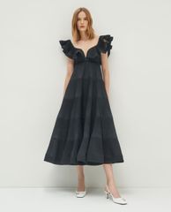 CHARLES & KEITH - Giày cao gót mũi nhọn Cut Out Buckled Slingback