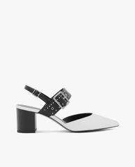 CHARLES & KEITH - Giày cao gót mũi nhọn Studded Pointed Slingbacks