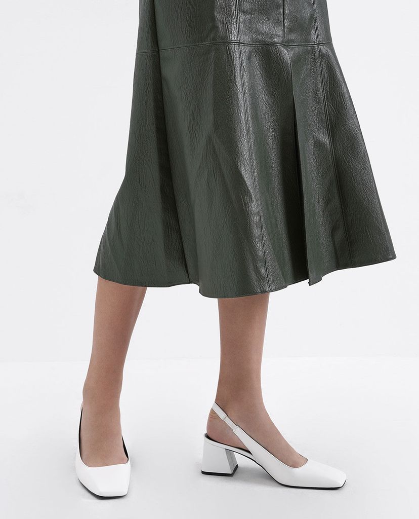 CHARLES & KEITH - Giày cao gót mũi vuông Square Toe