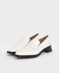 CHARLES & KEITH - Giày cao gót mũi nhọn Loafers