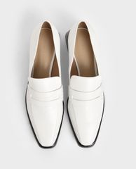 CHARLES & KEITH - Giày cao gót mũi nhọn Loafers