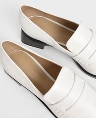 CHARLES & KEITH - Giày cao gót mũi nhọn Loafers