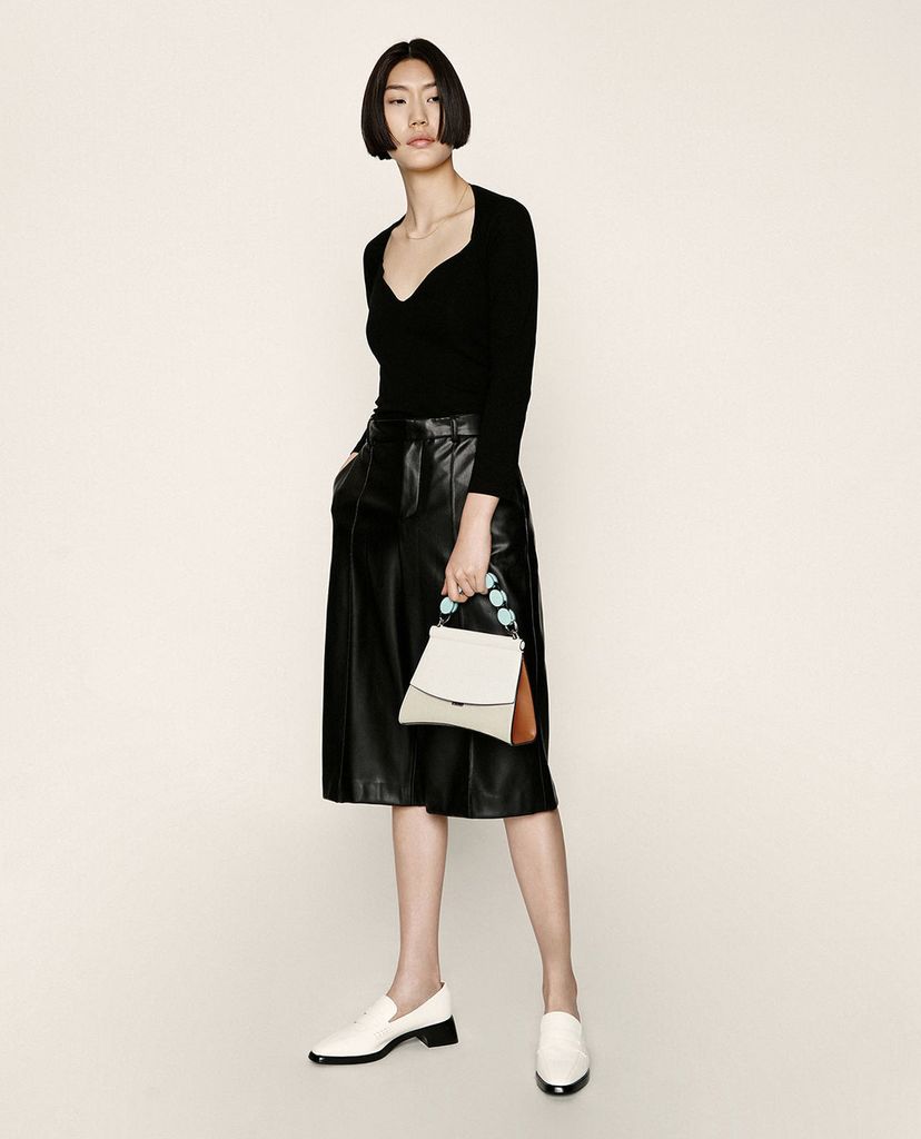 CHARLES & KEITH - Giày cao gót mũi nhọn Loafers